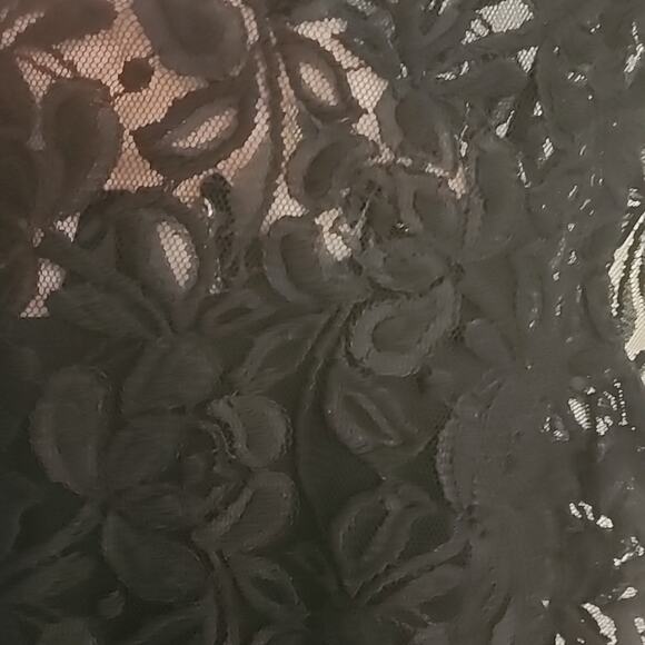 I Love Ronson Black Lace Overlay Dress, Small - Picture 6 of 7
